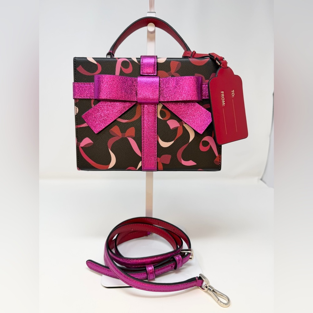 Kate Spade New York Wrapping Party Gift Box Crossbody bag NWT